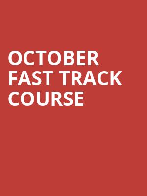 October Fast Track Course at Alexandra Palace